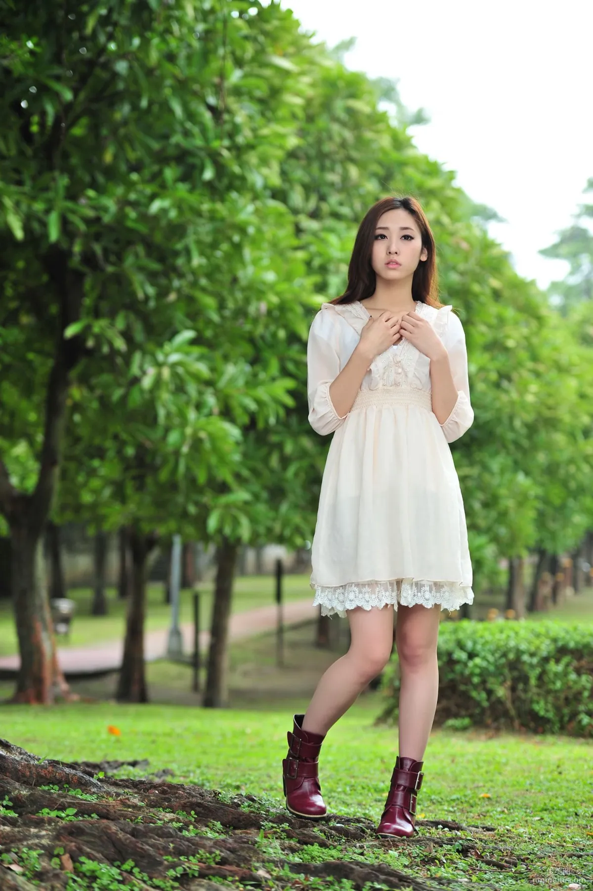 RIko Xiaoyuan/Zhou Yilian Double Creek Park + Water Museum Outdoor Photo Set photo 6