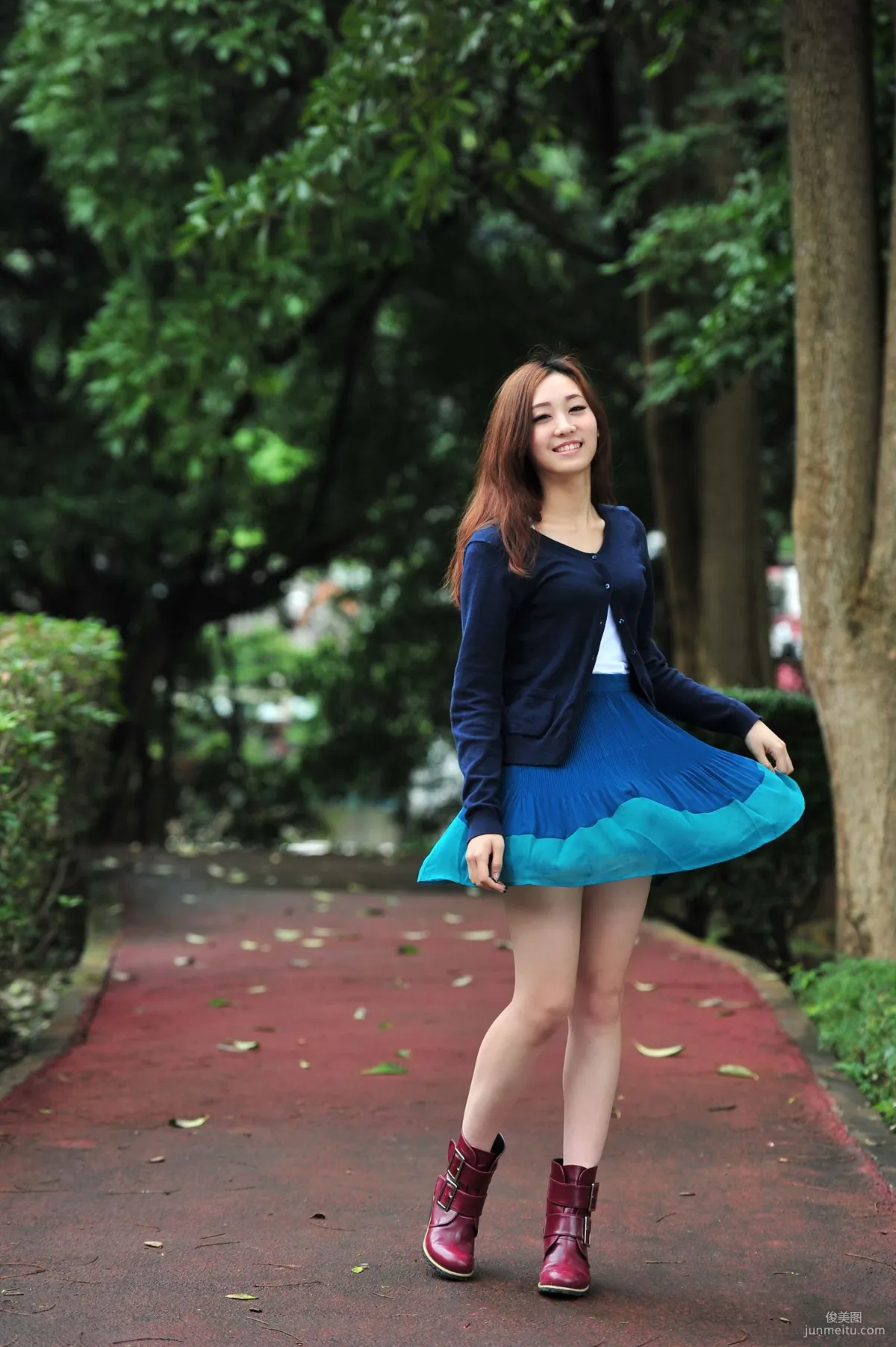RIko Xiaoyuan/Zhou Yilian Double Creek Park + Water Museum Outdoor Photo Set photo 10
