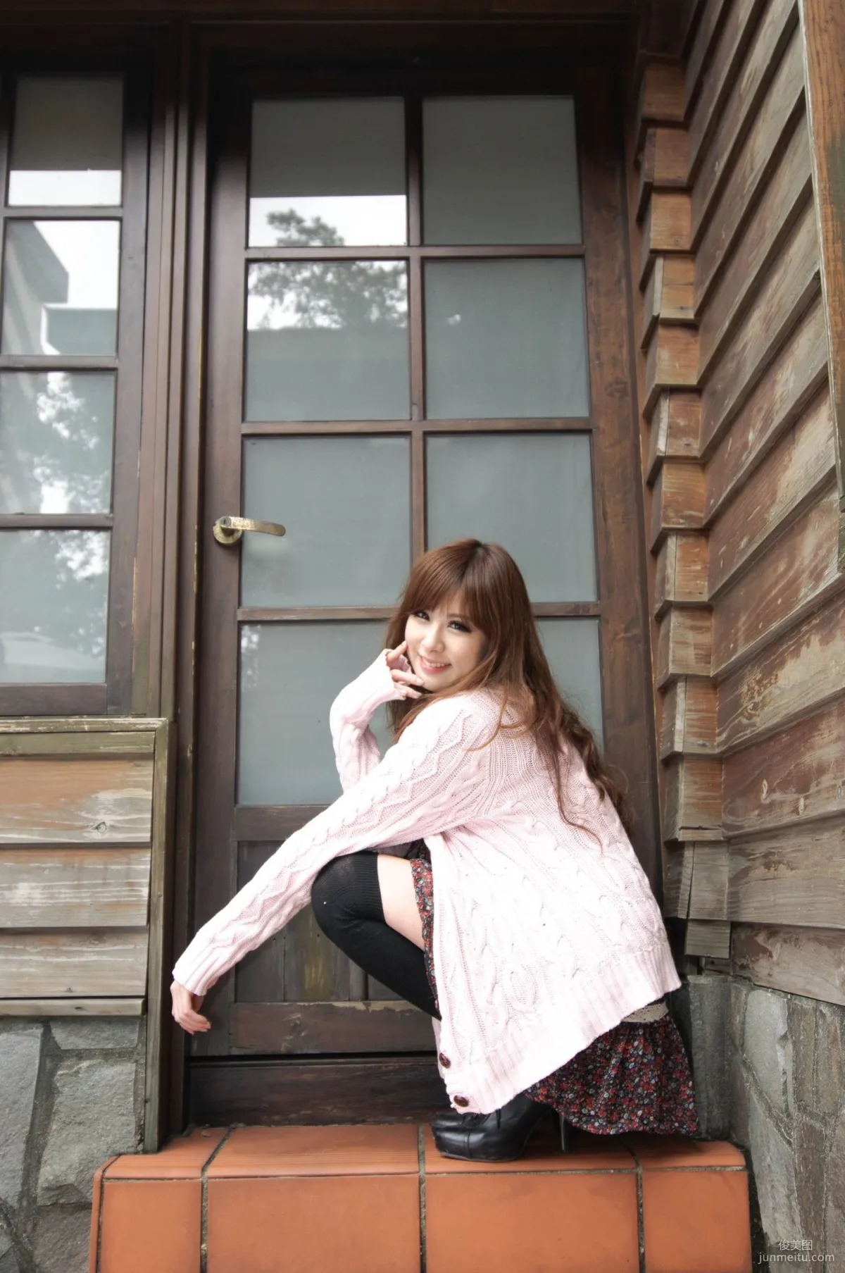 Taiwan Beauty Model Xiao Mi Kate su Fresh Street Snap Photo Set Pictures photo 68