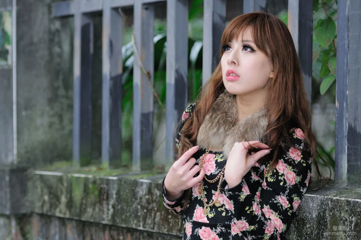 Taiwan Beauty Model Xiao Mi Kate su Fresh Street Snap Photo Set Pictures photo 3