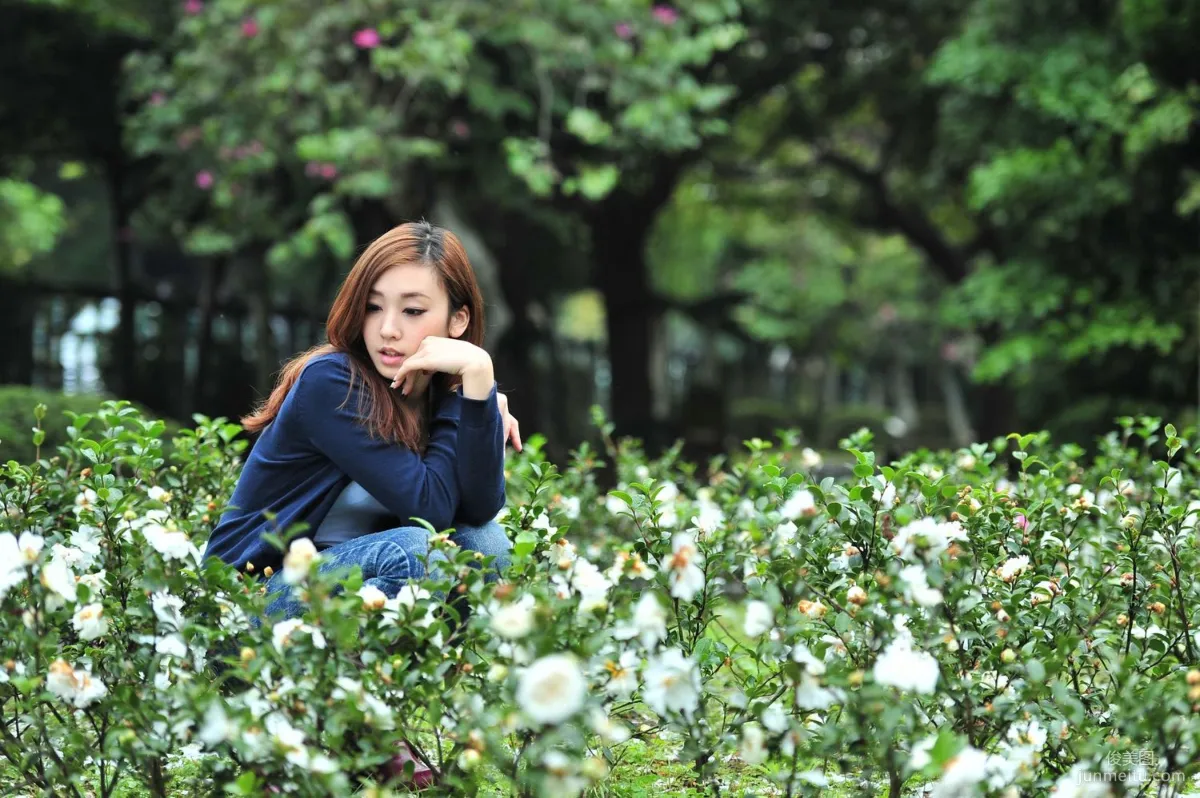 RIko Xiaoyuan/Zhou Yilian Double Creek Park + Water Museum Outdoor Photo Set photo 3