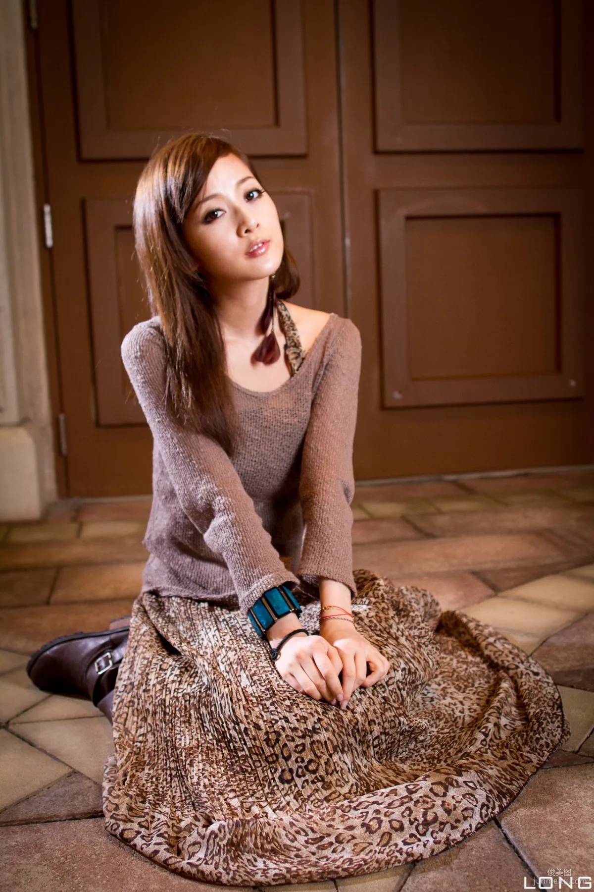 Zhang Yunfei/Guozi MM "Hong Kong and Macau Trip" Long Dress Night Shoot Photo Set photo 72