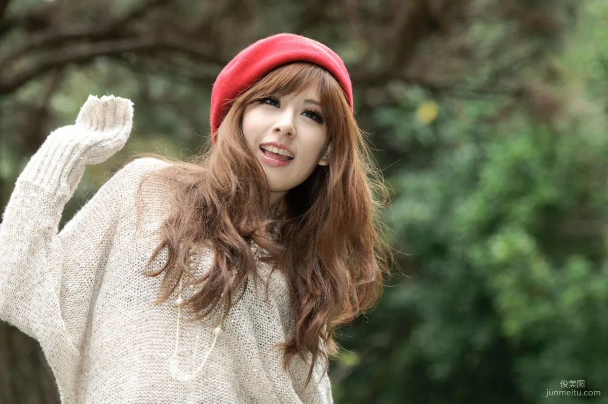 Taiwan Beauty Model Xiao Mi Kate su Fresh Street Snap Photo Set Pictures photo 72