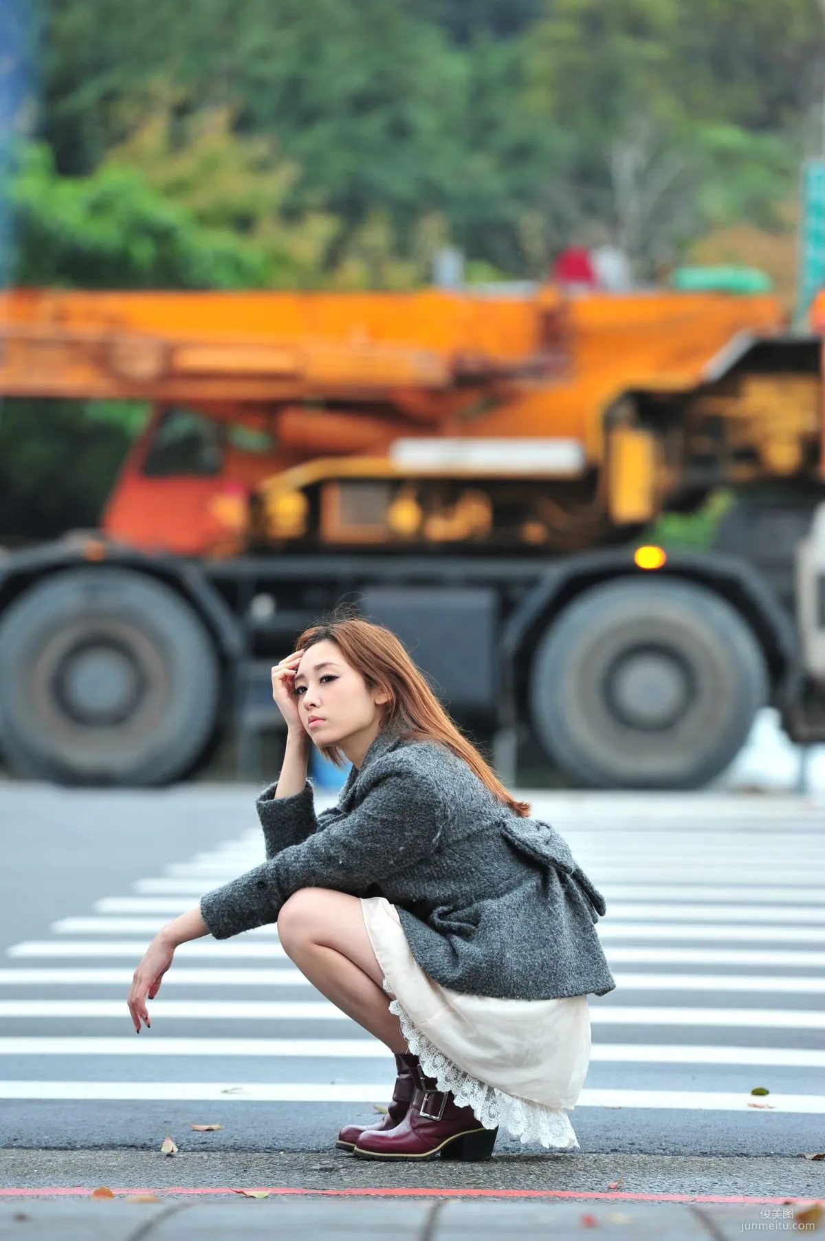 RIko Xiaoyuan/Zhou Yilian Double Creek Park + Water Museum Outdoor Photo Set photo 9