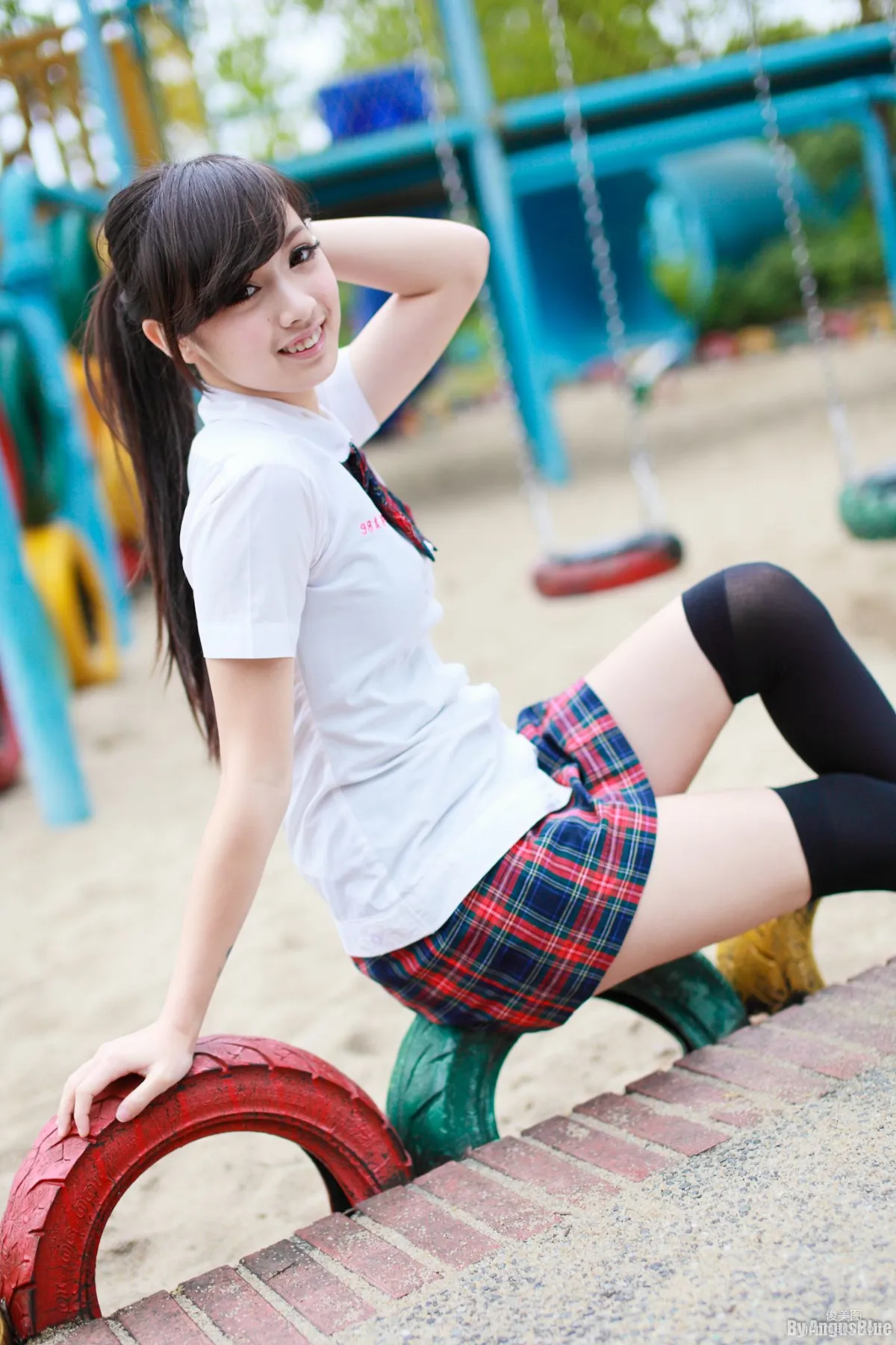 Taiwan Beauty Sunny Lin, Fresh Street Snap Series Photo Set photo 60