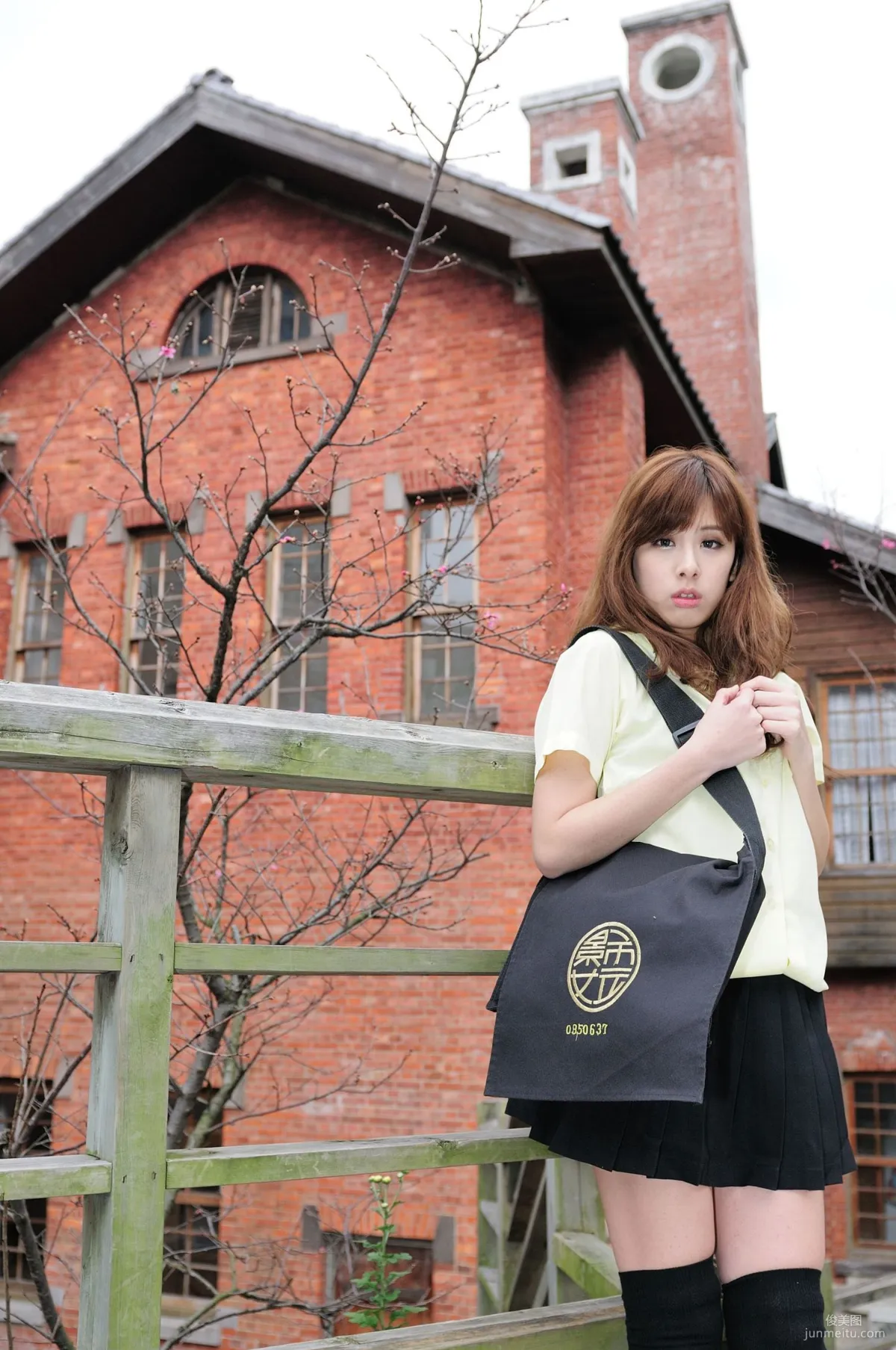 Taiwan Beauty Model Xiao Mi Kate su Fresh Street Snap Photo Set Pictures photo 12