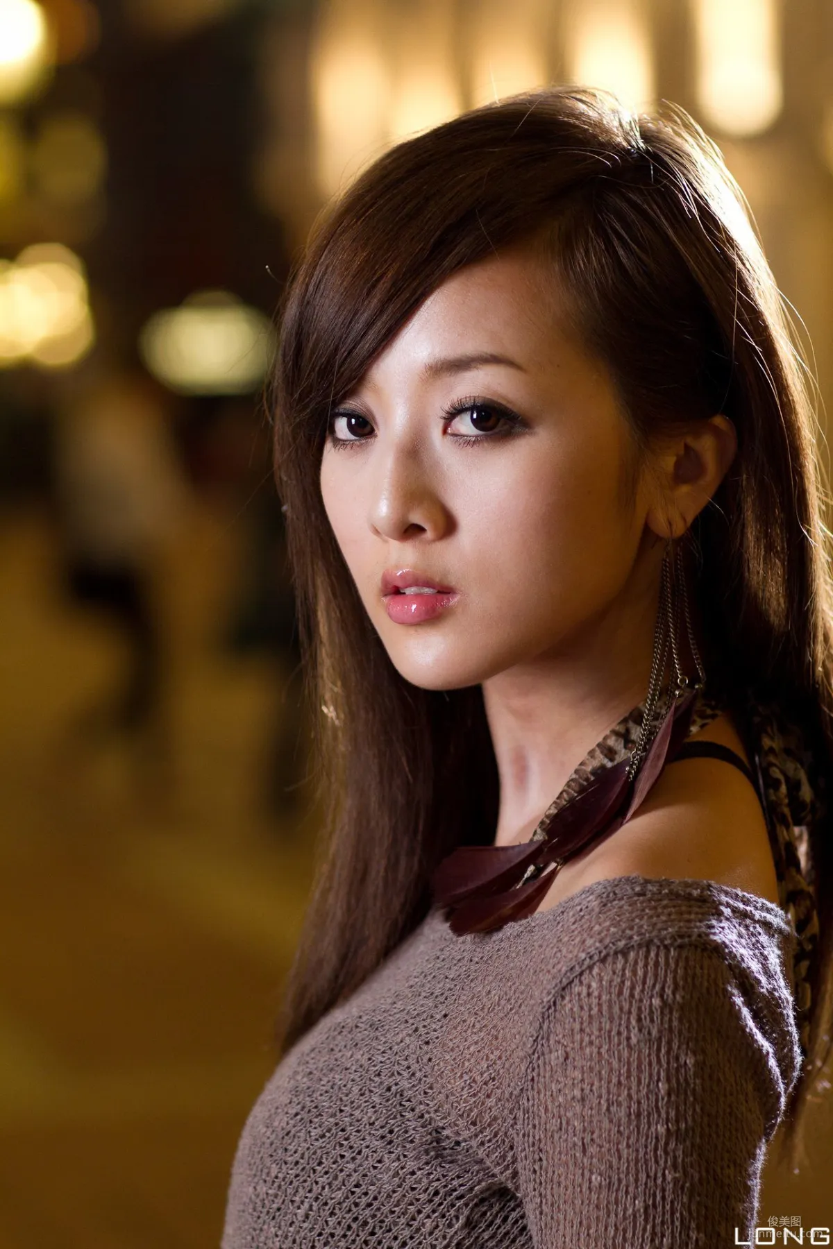 Zhang Yunfei/Guozi MM "Hong Kong and Macau Trip" Long Dress Night Shoot Photo Set photo 10