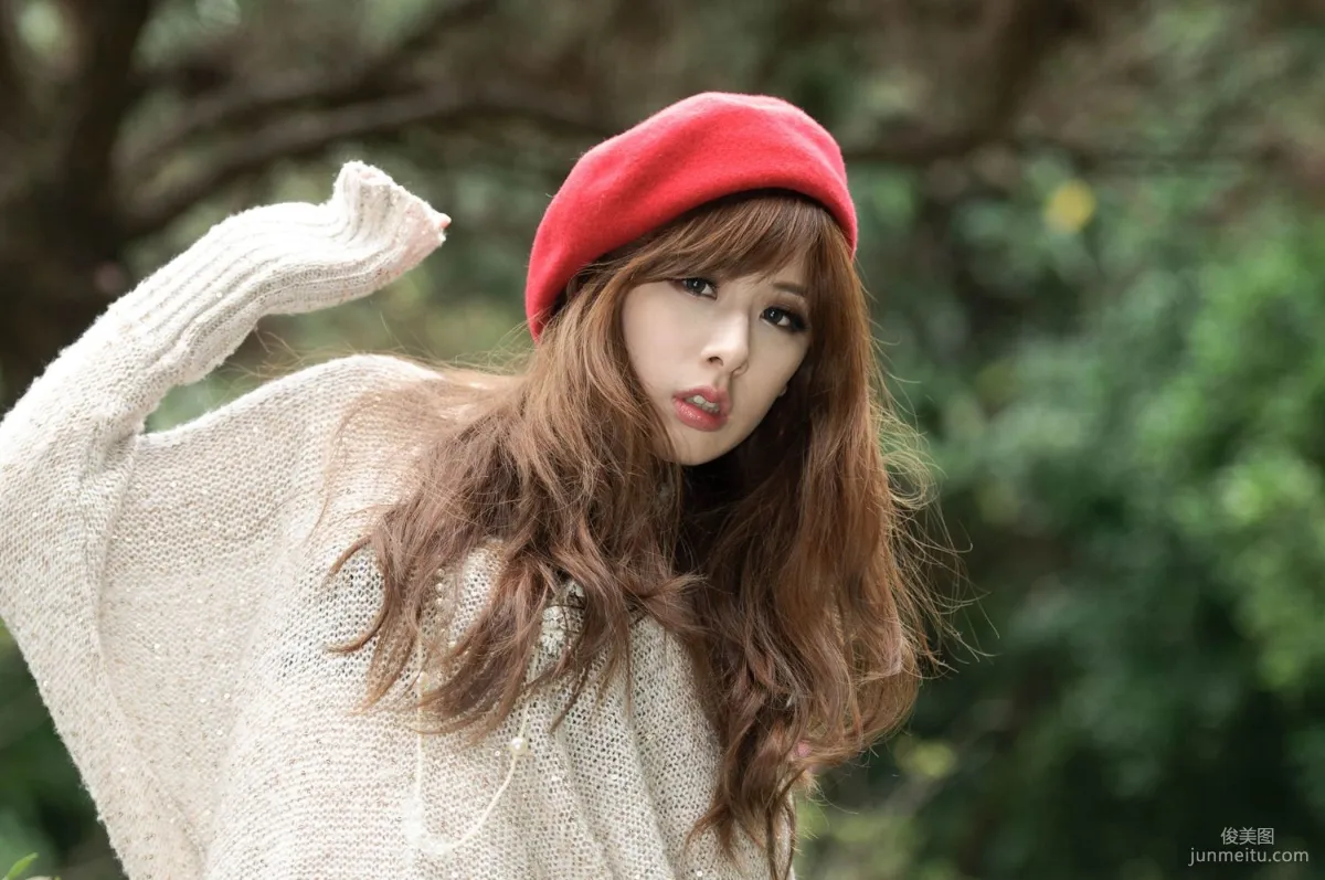 Taiwan Beauty Model Xiao Mi Kate su Fresh Street Snap Photo Set Pictures photo 73