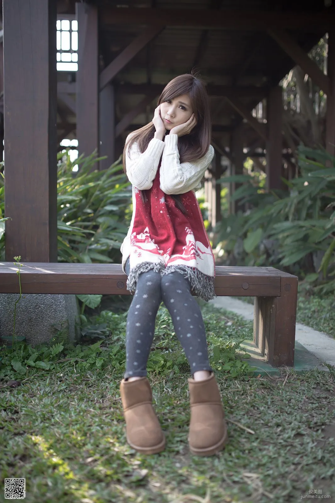 Taiwan Beauty Zhang Yazhu Chu 'Hakka Cultural Park Outdoor Shoot' Photo Set photo 19