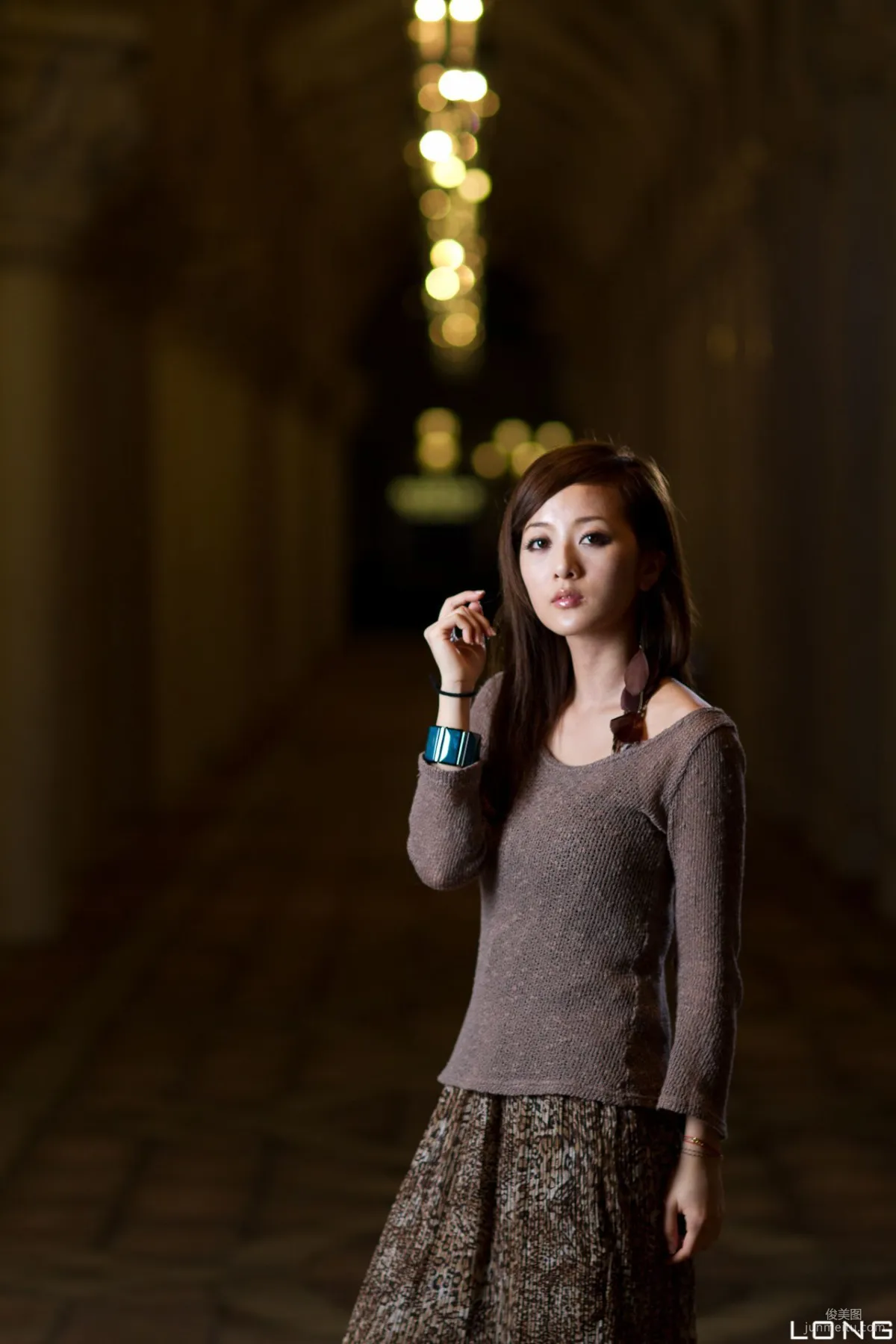 Zhang Yunfei/Guozi MM "Hong Kong and Macau Trip" Long Dress Night Shoot Photo Set photo 64