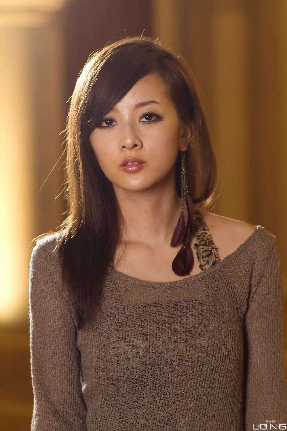 Zhang Yunfei/Guozi MM "Hong Kong and Macau Trip" Long Dress Night Shoot Photo Set photo 16