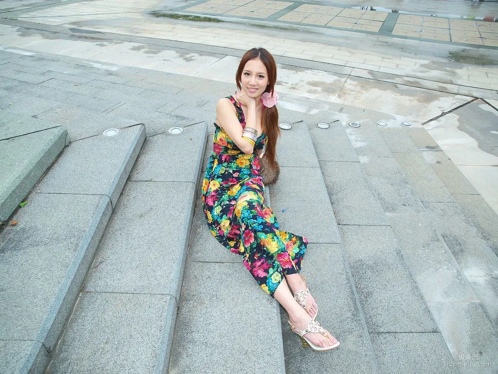 Taiwan Beauty Sunny Lin, Fresh Street Snap Series Photo Set photo 8