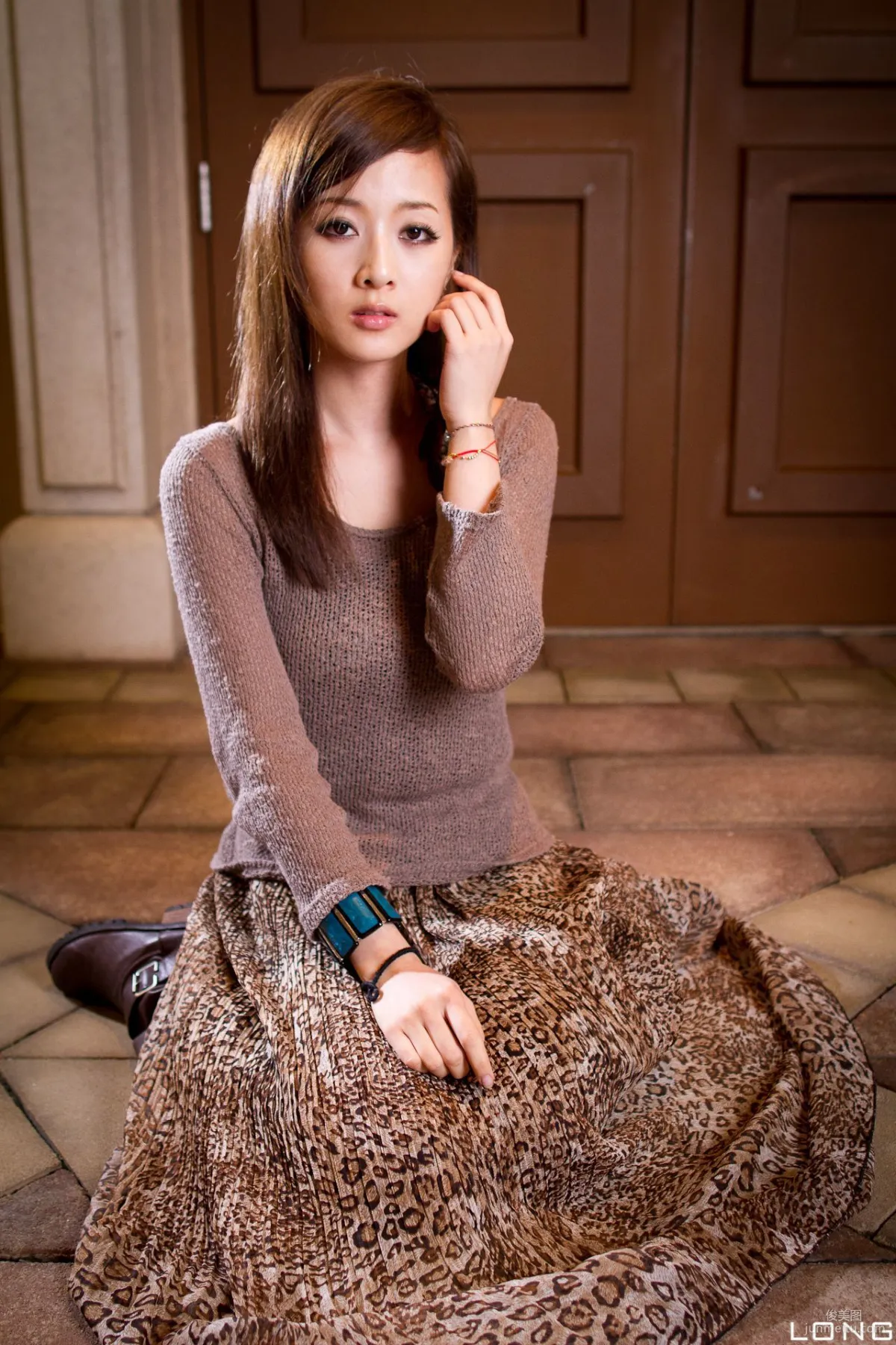 Zhang Yunfei/Guozi MM "Hong Kong and Macau Trip" Long Dress Night Shoot Photo Set photo 69