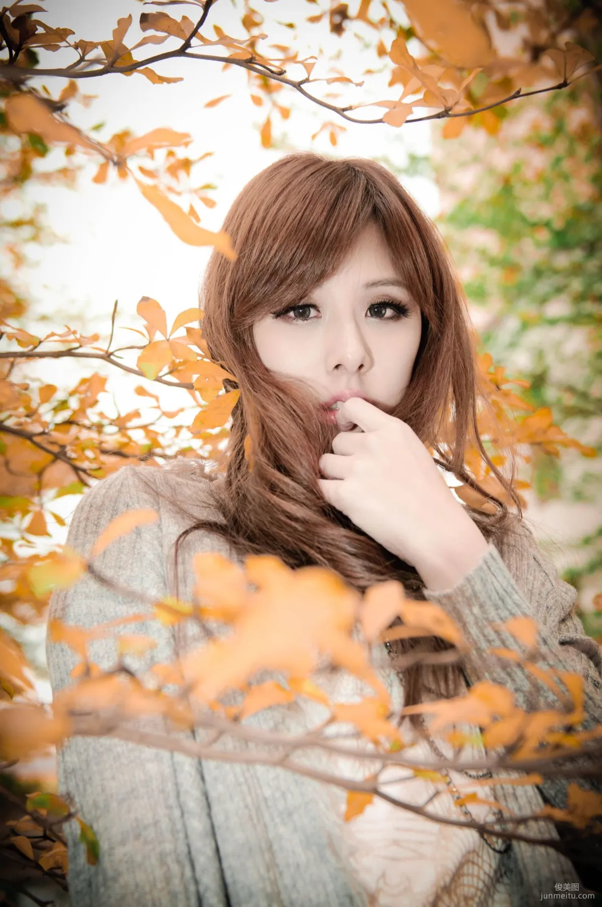 Taiwan Beauty Model Xiao Mi Kate su Fresh Street Snap Photo Set Pictures photo 36