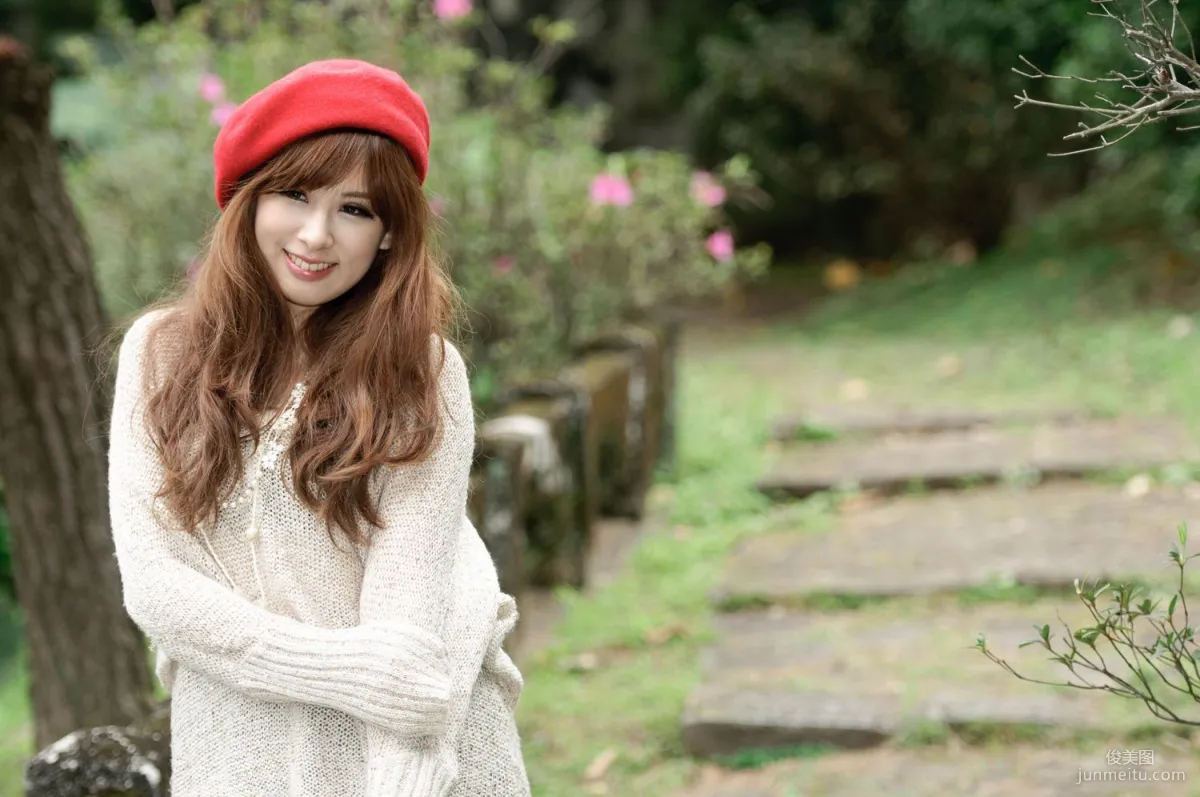 Taiwan Beauty Model Xiao Mi Kate su Fresh Street Snap Photo Set Pictures photo 71