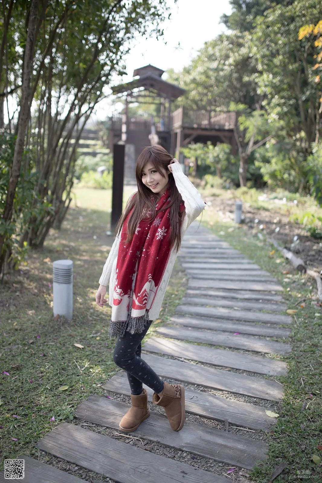 Taiwan Beauty Zhang Yazhu Chu 'Hakka Cultural Park Outdoor Shoot' Photo Set photo 23
