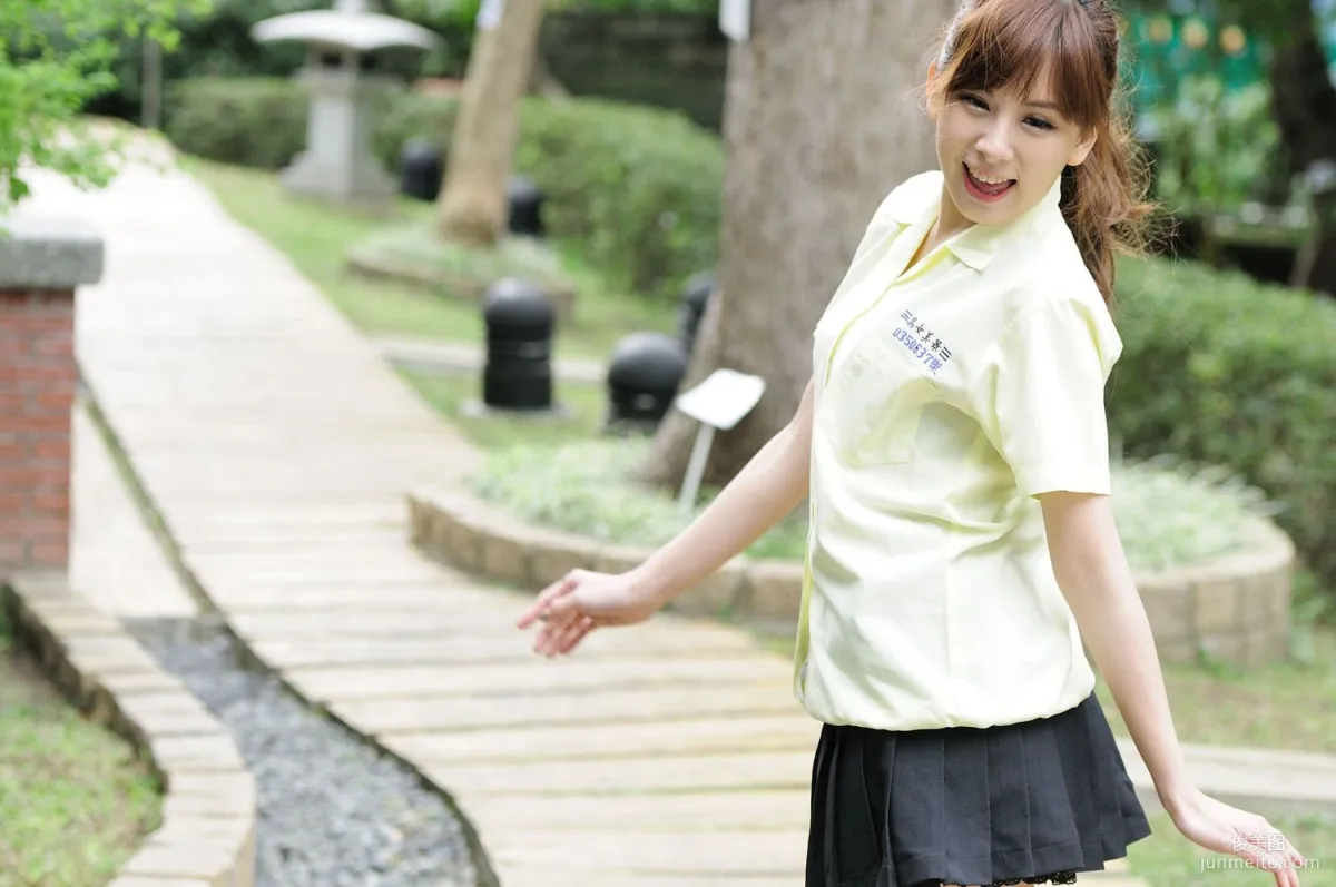Taiwan Beauty Model Xiao Mi Kate su Fresh Street Snap Photo Set Pictures photo 13