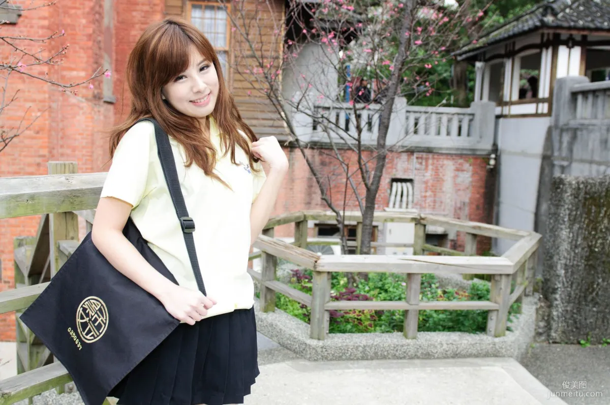 Taiwan Beauty Model Xiao Mi Kate su Fresh Street Snap Photo Set Pictures photo 66