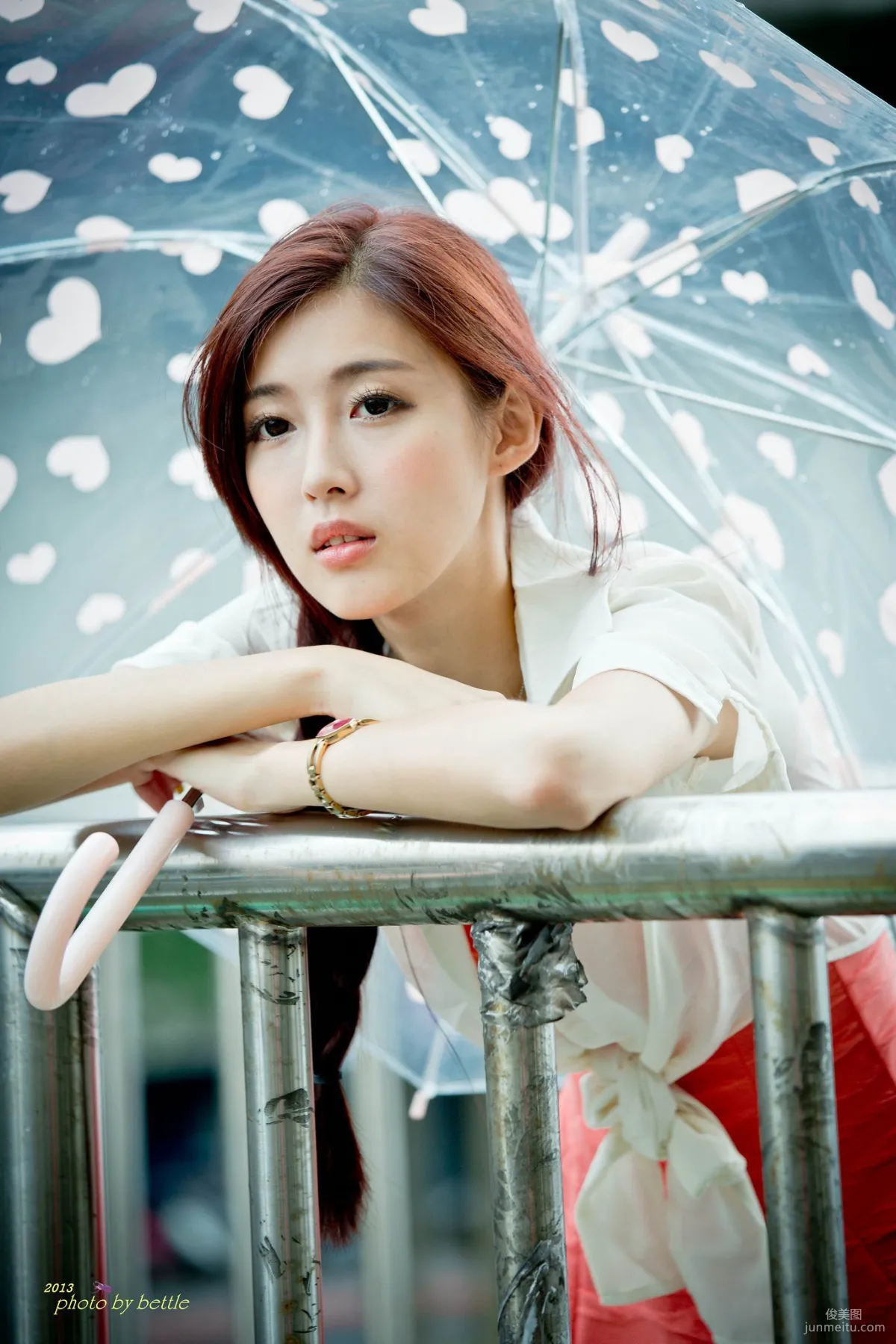 Liao Tingling/Kila Jingjing, Street Snap Pink Dress Series Photo Set photo 21