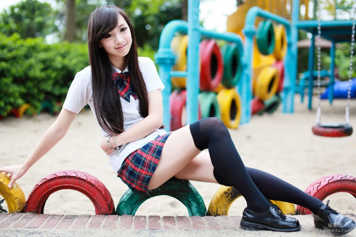 Taiwan Beauty Sunny Lin, Fresh Street Snap Series Photo Set photo 48