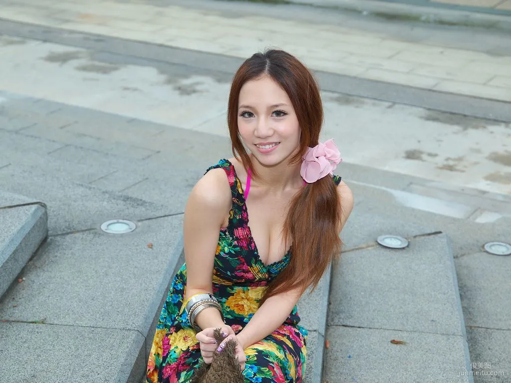 Taiwan Beauty Sunny Lin, Fresh Street Snap Series Photo Set photo 9