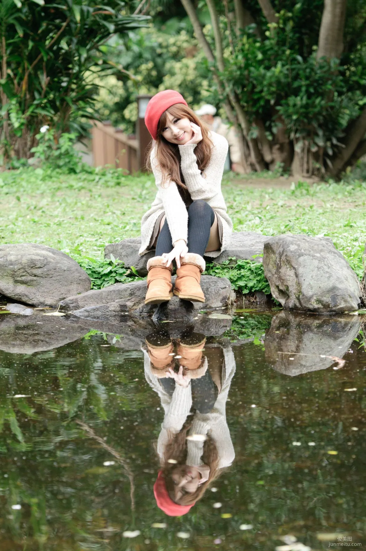 Taiwan Beauty Model Xiao Mi Kate su Fresh Street Snap Photo Set Pictures photo 76
