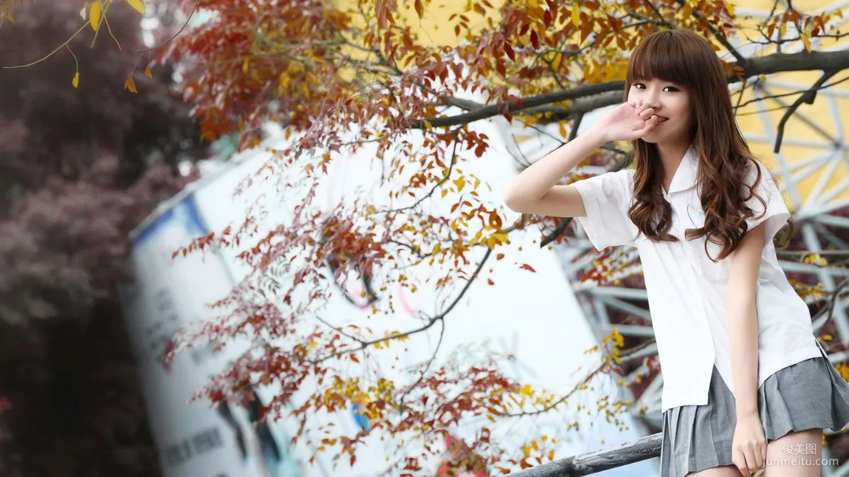 台湾正妹Aries《清新甜美校服少女》写真集2