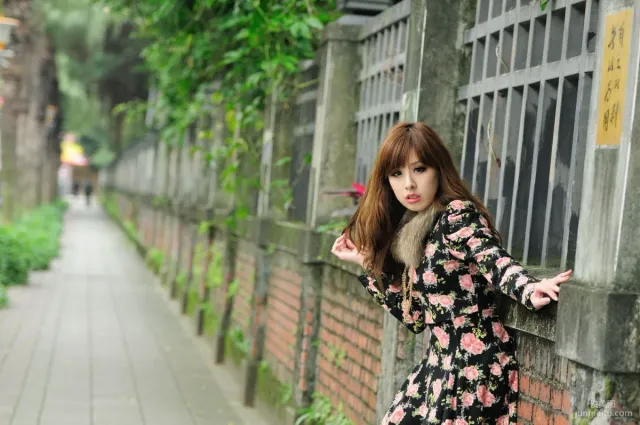 台灣美女模特小米Kate su清新街拍寫真集圖片