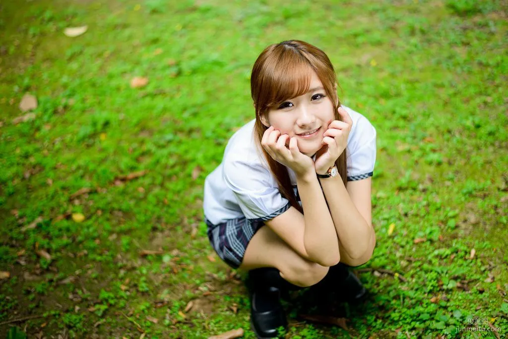 Taiwan Beauty Li Sixian Shilin Official Residence Sweet Outdoor Photo Set photo 20