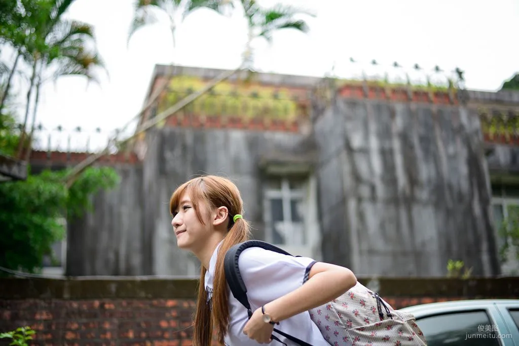 Taiwan Beauty Li Sixian Shilin Official Residence Sweet Outdoor Photo Set photo 16