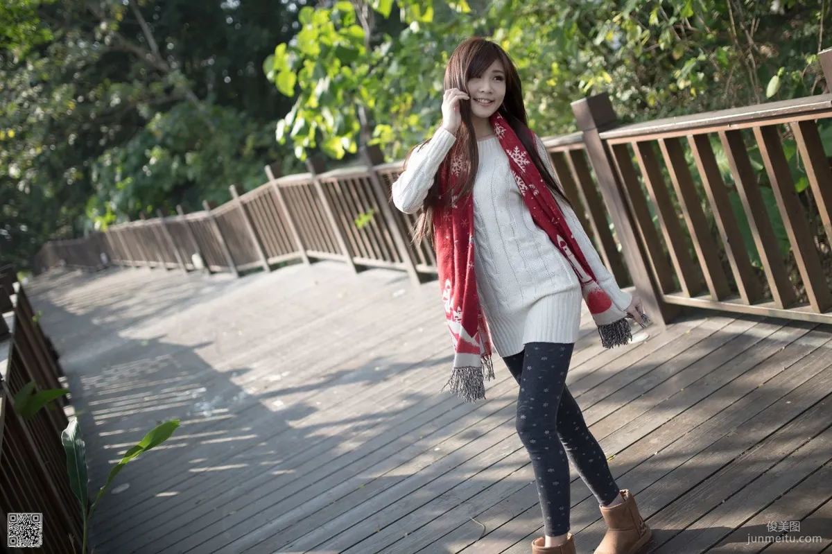 Taiwan Beauty Zhang Yazhu Chu 'Hakka Cultural Park Outdoor Shoot' Photo Set photo 4