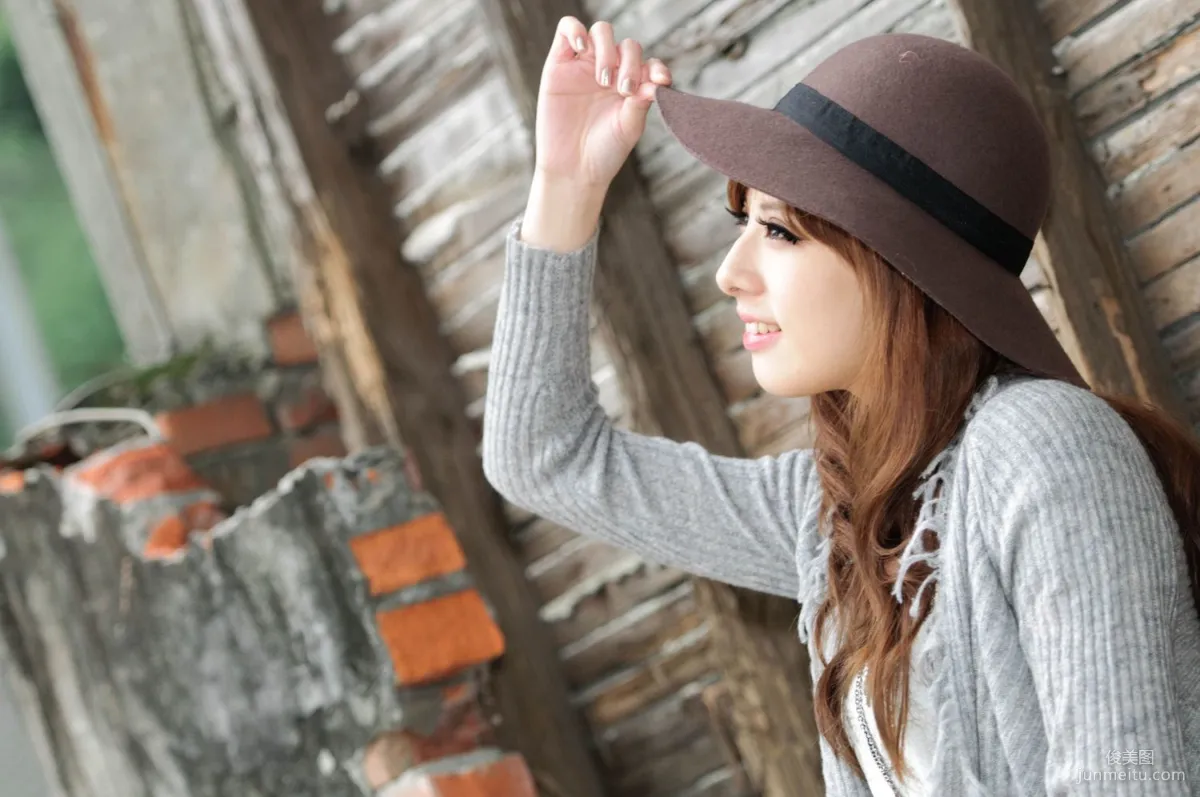 Taiwan Beauty Model Xiao Mi Kate su Fresh Street Snap Photo Set Pictures photo 27