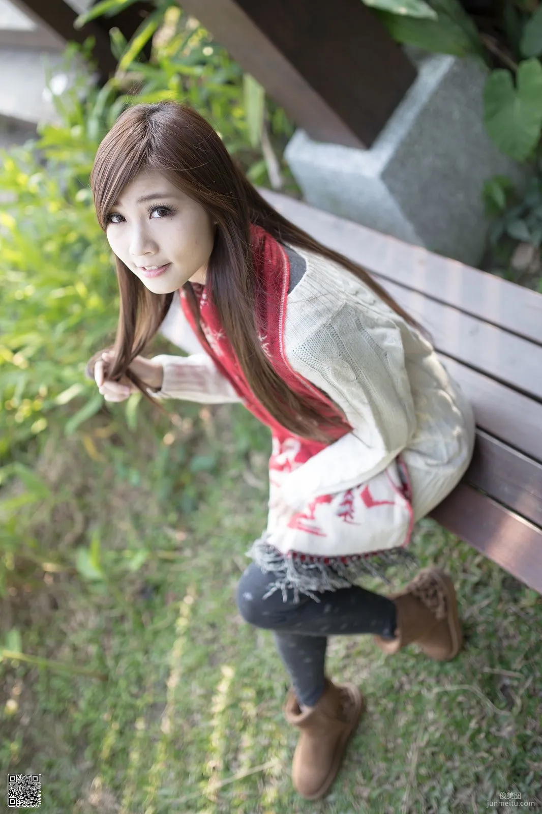 Taiwan Beauty Zhang Yazhu Chu 'Hakka Cultural Park Outdoor Shoot' Photo Set photo 16
