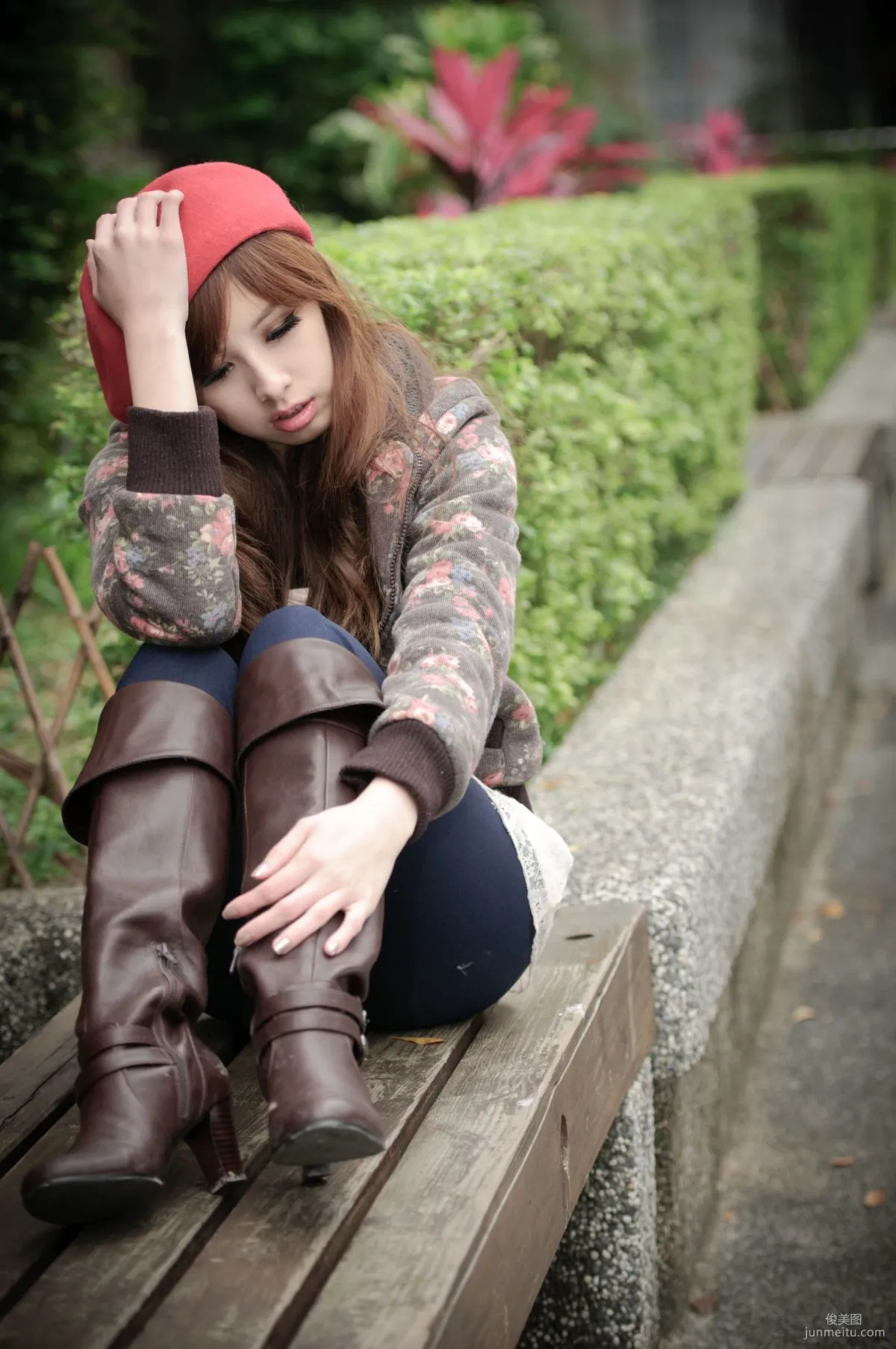 Taiwan Beauty Model Xiao Mi Kate su Fresh Street Snap Photo Set Pictures photo 43