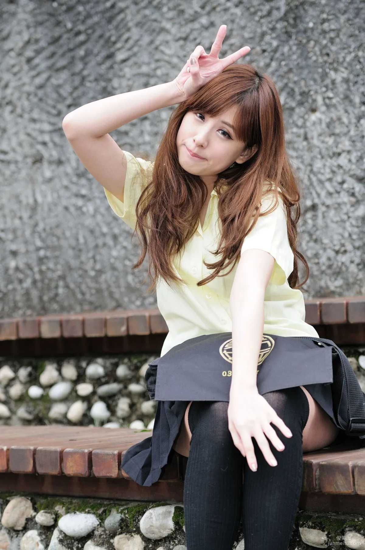 Taiwan Beauty Model Xiao Mi Kate su Fresh Street Snap Photo Set Pictures photo 9