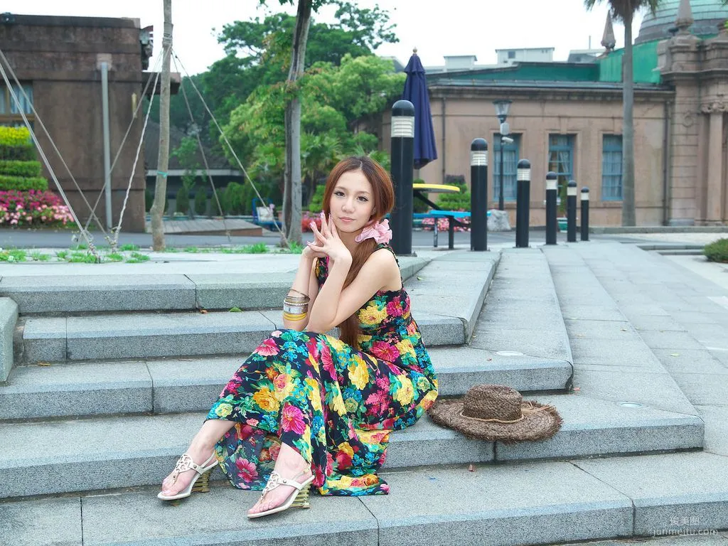 Taiwan Beauty Sunny Lin, Fresh Street Snap Series Photo Set photo 7