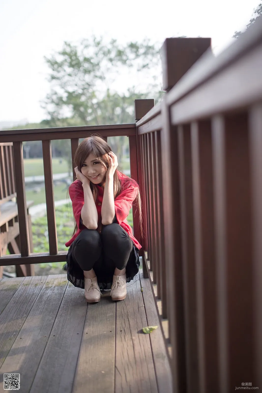 Taiwan Beauty Zhang Yazhu Chu 'Hakka Cultural Park Outdoor Shoot' Photo Set photo 47