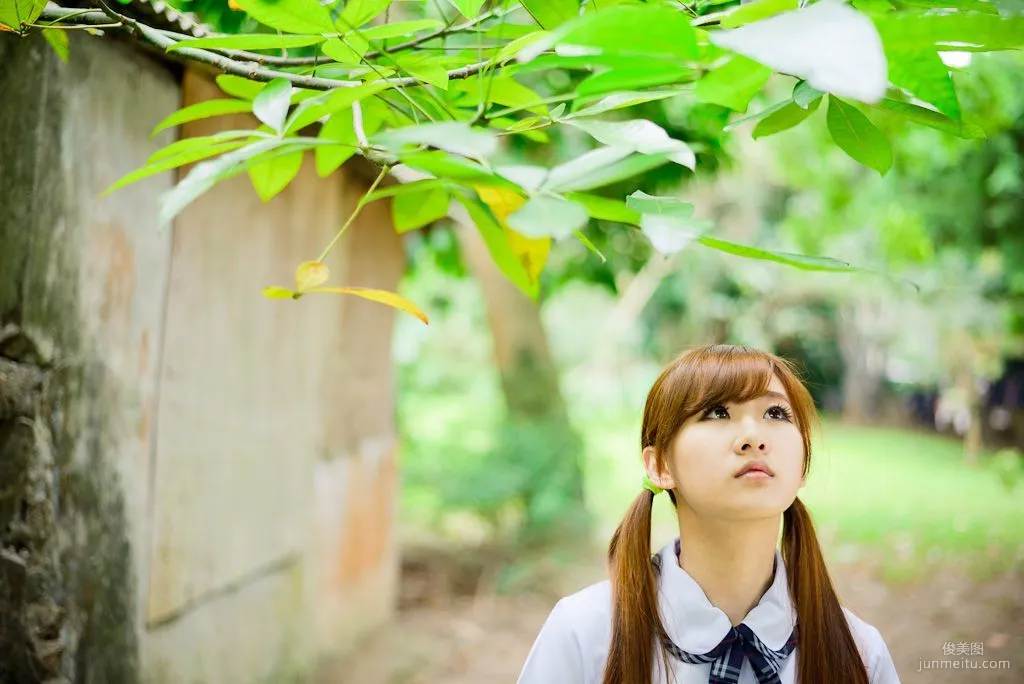 Taiwan Beauty Li Sixian Shilin Official Residence Sweet Outdoor Photo Set photo 17