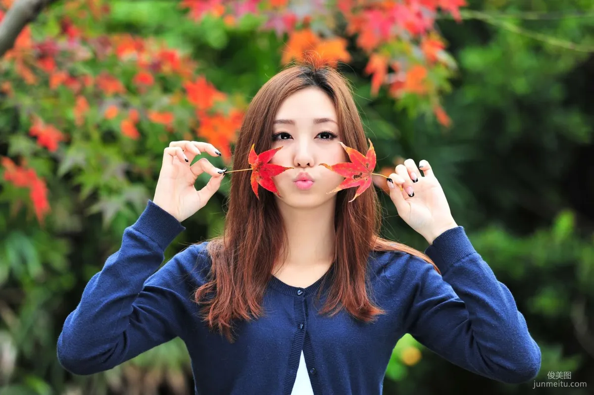 RIko Xiaoyuan/Zhou Yilian Double Creek Park + Water Museum Outdoor Photo Set photo 16