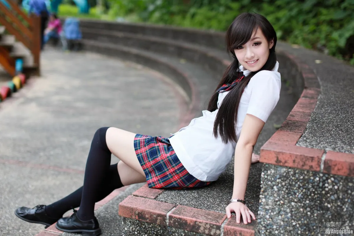 Taiwan Beauty Sunny Lin, Fresh Street Snap Series Photo Set photo 43