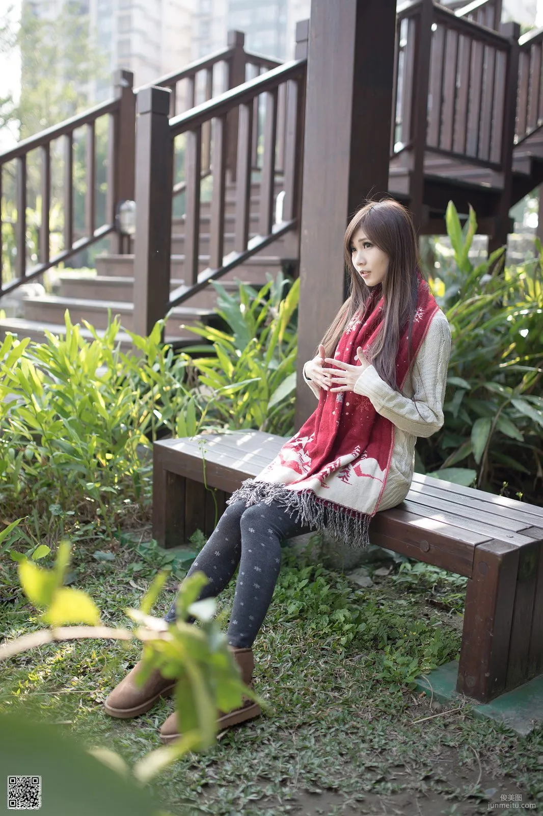 Taiwan Beauty Zhang Yazhu Chu 'Hakka Cultural Park Outdoor Shoot' Photo Set photo 18