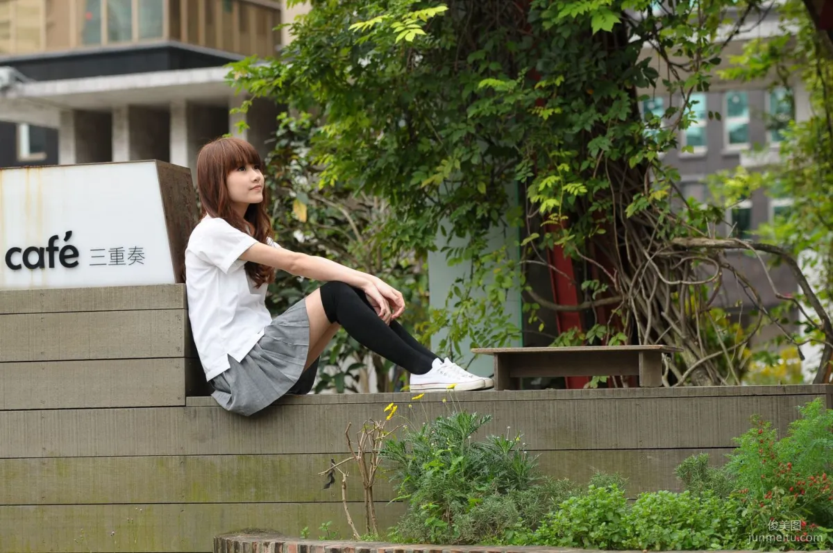 台湾正妹Aries《清新甜美校服少女》写真集18