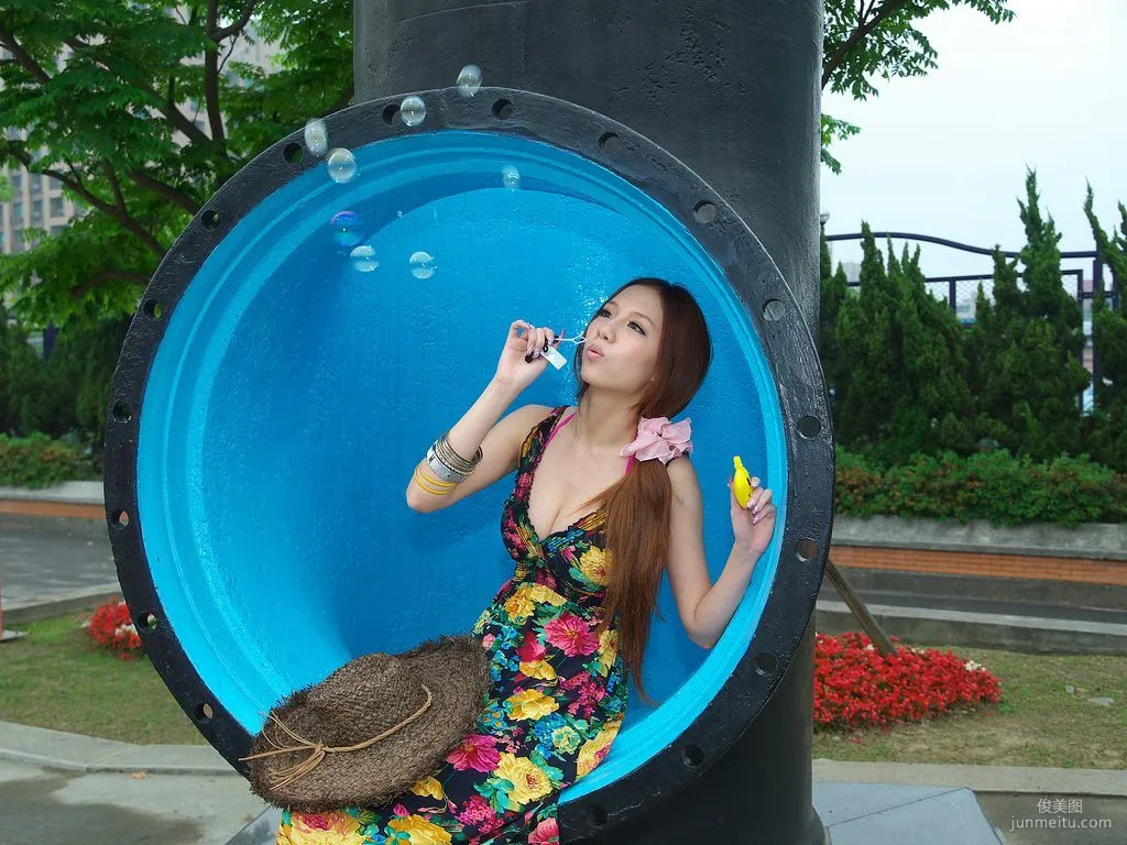 Taiwan Beauty Sunny Lin, Fresh Street Snap Series Photo Set photo 19