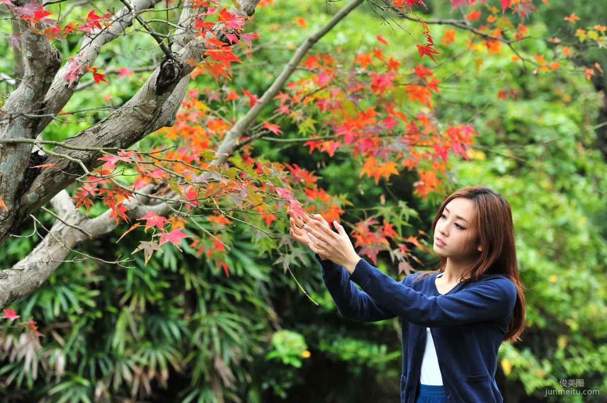 RIko Xiaoyuan/Zhou Yilian Double Creek Park + Water Museum Outdoor Photo Set photo 15