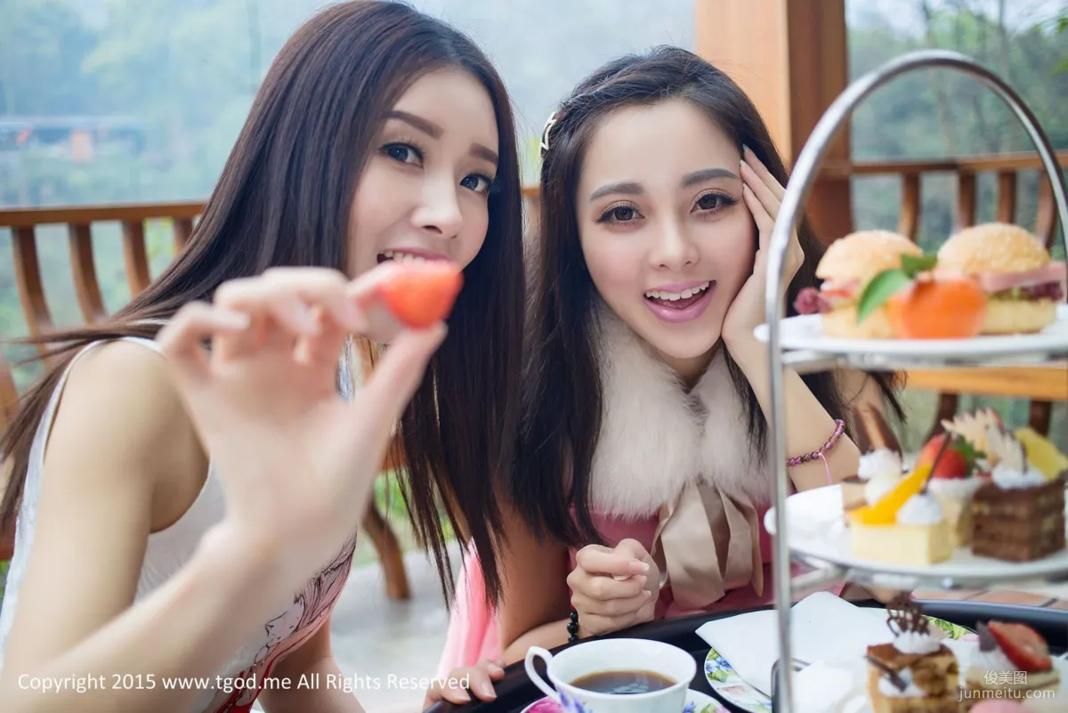 Liang Jingying, Li Ke Goddess Arrives Emeishan Hongzhushan Hot Spring Wu Meiniang Legend [TGOD] Photo Set photo 7