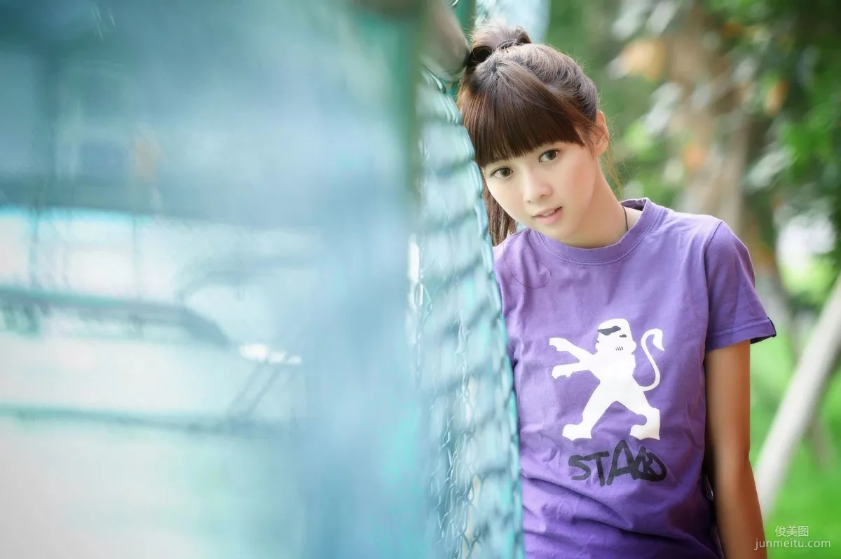 Taiwan Beauty Shen Qiaoqiao "Sweet Girl Fresh Outdoor Shoot Photos" Photo Collection photo 3