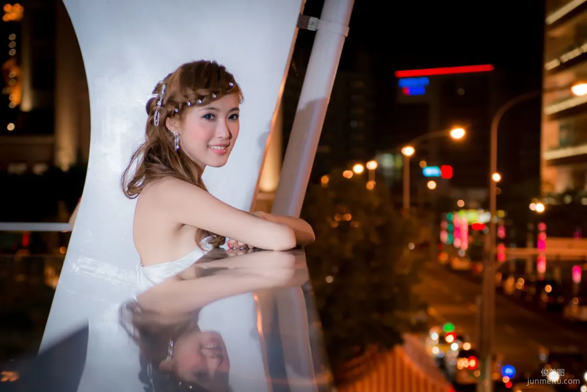Taiwan Goddess Jin Yunqiao/Kila Jingjing, Wedding Dress Creation Photo Set photo 7
