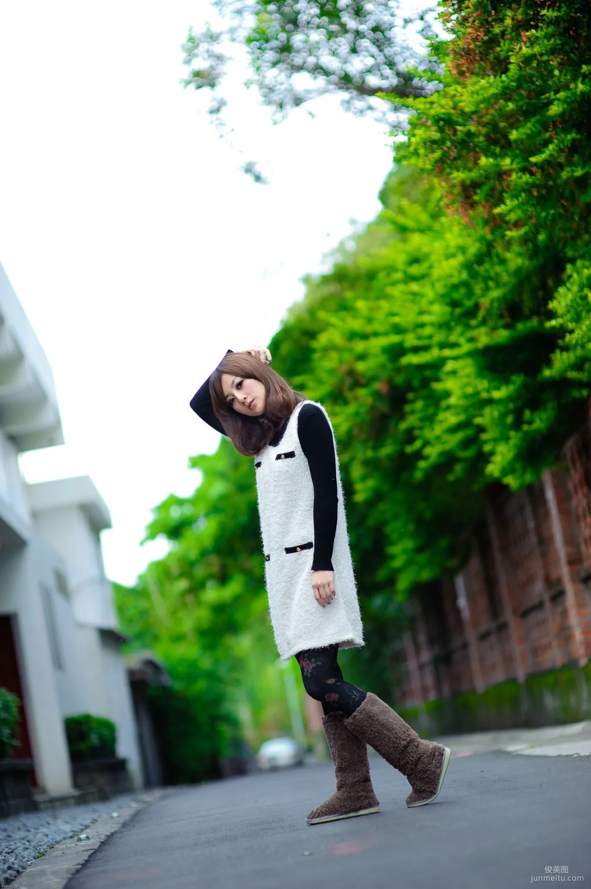 Guozi Mikako, Tamsui Little White House and Hobe Fort Outdoor Shoot Photo Set photo 5