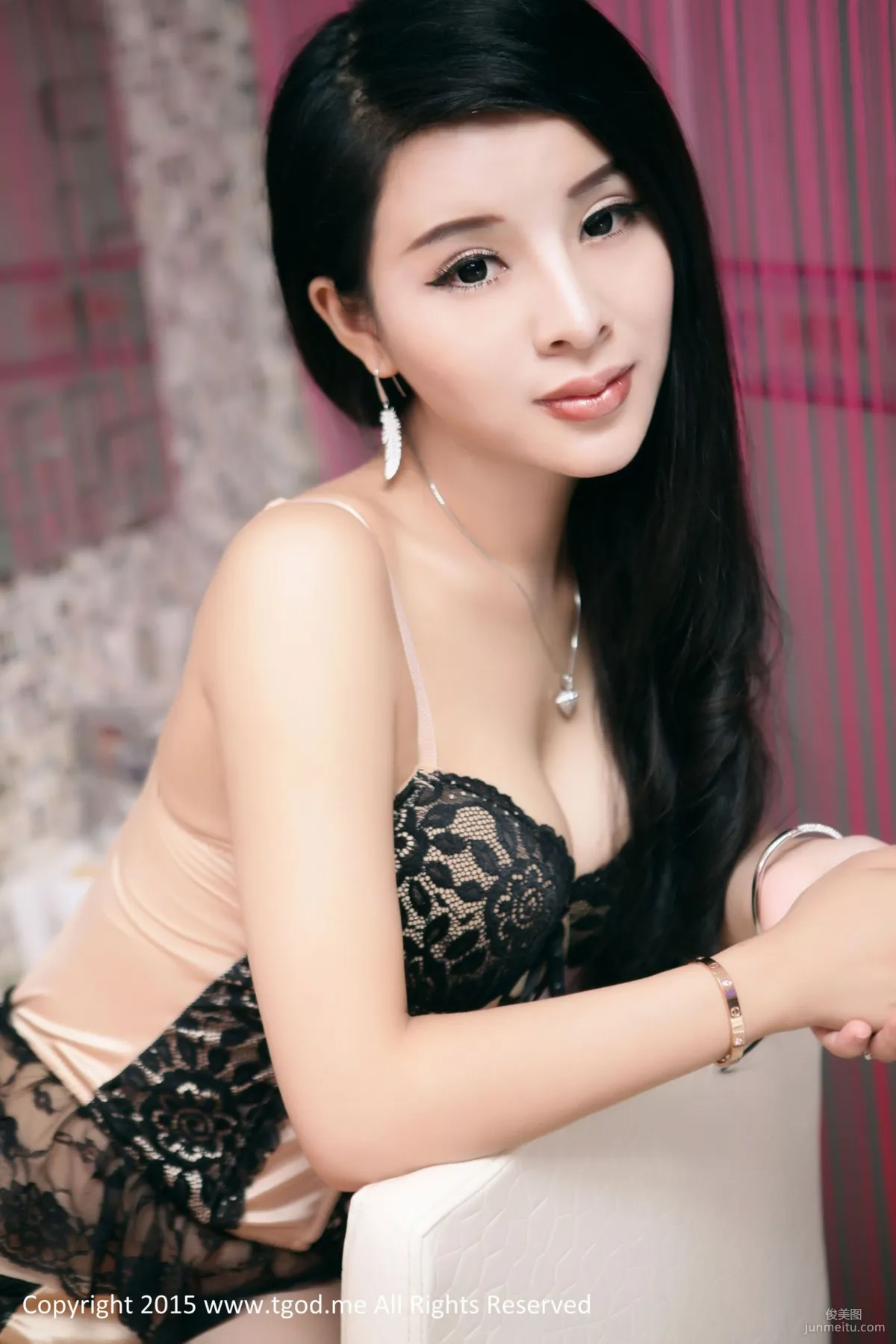 Shen Xiyuan Sweet Beauty Sexy Lingerie [TGOD] Photo Set photo 31