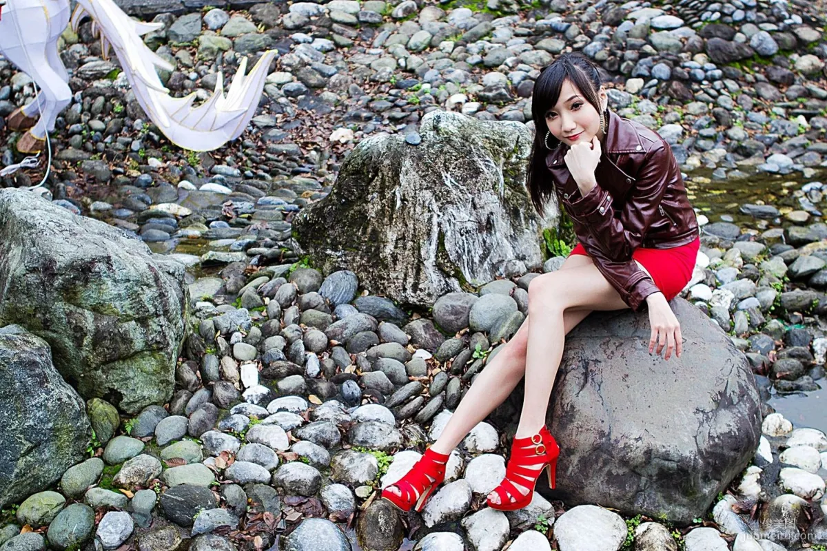 Taiwan Leg Model Tina Chen Siting, American Street, Street Snap Photo Set photo 22